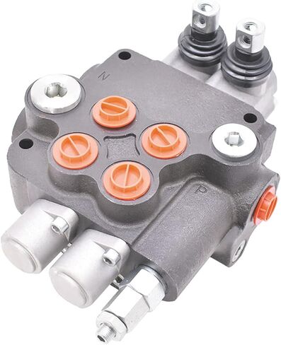 ALL-CARB 2 بكرة 21 GPM صمام هيدروليكي صمام التحكم الاتجاهي الهيدروليكي صمام مزدوج التمثيل 3600 رطل لكل بوصة مربعة SAE منافذ للجرارات الصغيرة لوادر الجرارات وفواصل السجل in Kuwait