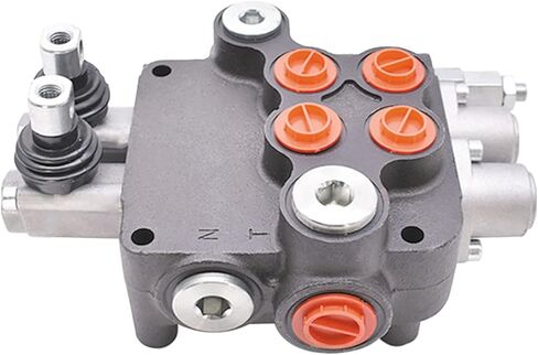 ALL-CARB 2 بكرة 21 GPM صمام هيدروليكي صمام التحكم الاتجاهي الهيدروليكي صمام مزدوج التمثيل 3600 رطل لكل بوصة مربعة SAE منافذ للجرارات الصغيرة لوادر الجرارات وفواصل السجل in Kuwait