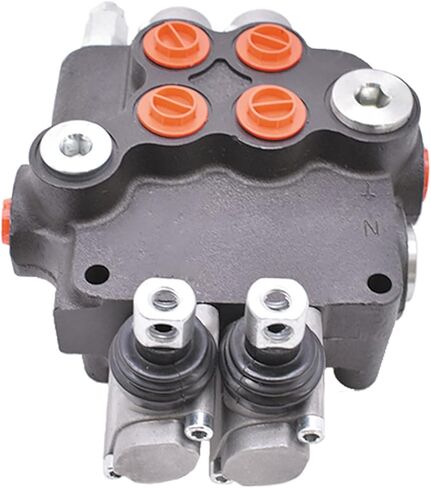 ALL-CARB 2 بكرة 21 GPM صمام هيدروليكي صمام التحكم الاتجاهي الهيدروليكي صمام مزدوج التمثيل 3600 رطل لكل بوصة مربعة SAE منافذ للجرارات الصغيرة لوادر الجرارات وفواصل السجل in Kuwait