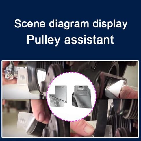 Stretch Belt Remover/Installation Tool, 2PC Serpentine Belt Tool for Timing Belt,Specialty Automotive Tools to Install, Stretch Auxiliary Belt Removal Pulley Installation Aid (Metal) in Saudi Arabia