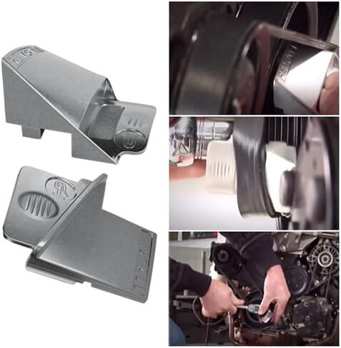 Stretch Belt Remover/Installation Tool, 2PC Serpentine Belt Tool for Timing Belt,Specialty Automotive Tools to Install, Stretch Auxiliary Belt Removal Pulley Installation Aid (Metal) in Saudi Arabia