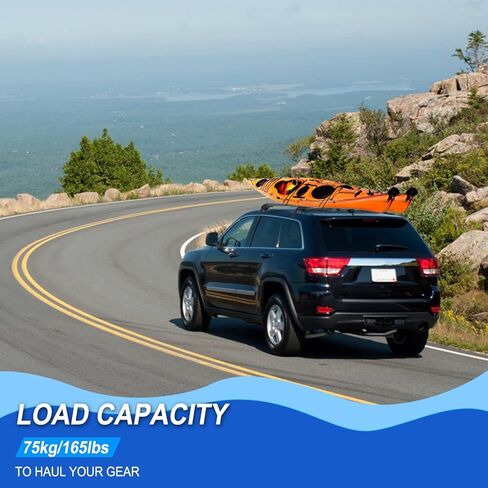 قضبان متقاطعة لرف السقف العالمي، قضبان متقاطعة من الألومنيوم قابلة للقفل مقاس 48 بوصة مع إطار نافذة قابل للتمديد ومفتاح مزدوج، مجموعة قضبان متقاطعة للأمتعة على السطح لشاحنات السيارات ذات السقف العاري، 165 رطلًا بحد أقصى in Kuwait