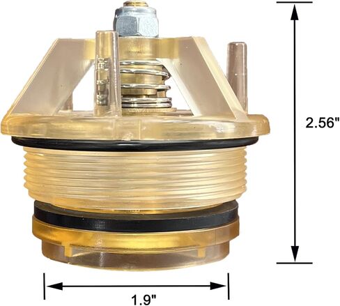 طقم تصليح iFJF Bonnet Poppet 905-212 بديل لـ 765 1 "و 1 1/4" مانع التدفق الخلفي وصمام كسر الفراغ in Saudi Arabia