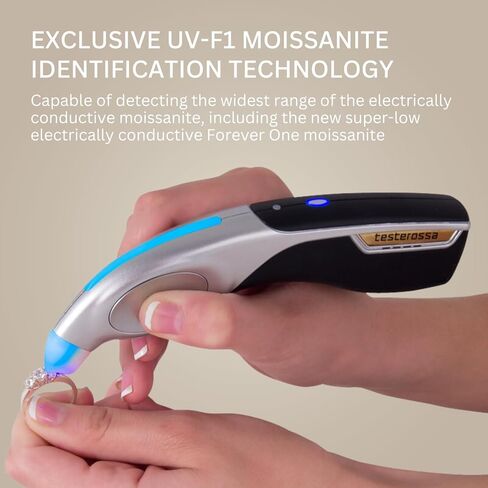 جهاز اختبار الماس GemOro Testerossa | اختبار الماس والمويسانتي والأحجار الكريمة الياقوت الأبيض | أداة دقيقة مع قراءة ودقة احترافية متخصصة in Kuwait