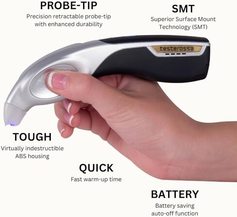 جهاز اختبار الماس GemOro Testerossa | اختبار الماس والمويسانتي والأحجار الكريمة الياقوت الأبيض | أداة دقيقة مع قراءة ودقة احترافية متخصصة in Kuwait