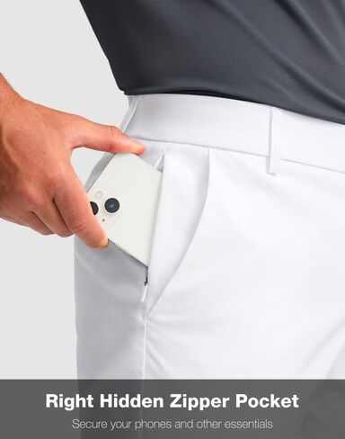 Men's Golf Shorts with 5 Pockets 11" Inseam Stretch Quick Dry Casual Work Dress Shorts for Men in Kuwait