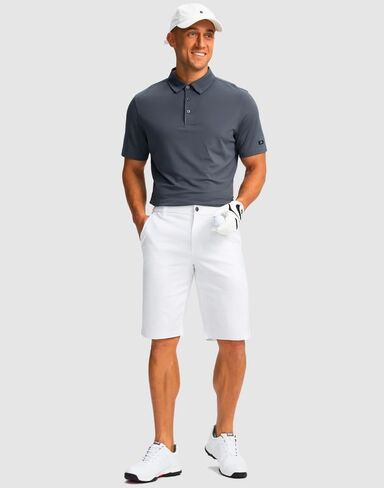Men's Golf Shorts with 5 Pockets 11" Inseam Stretch Quick Dry Casual Work Dress Shorts for Men in Kuwait