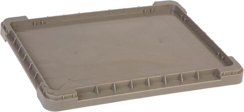 Hudson Exchange 12 x 15 (1 Pack) Lid For Straight Wall Handled Storage Container Tote, Gray/Brown in Saudi Arabia