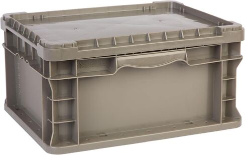 Hudson Exchange 12 x 15 (1 Pack) Lid For Straight Wall Handled Storage Container Tote, Gray/Brown in Saudi Arabia