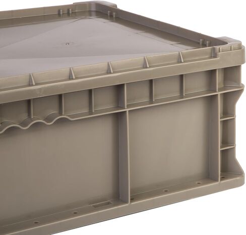 Hudson Exchange 12 x 15 (1 Pack) Lid For Straight Wall Handled Storage Container Tote, Gray/Brown in Saudi Arabia