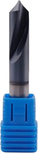 مثقاب تحديد من الكربيد الصلب عالي الأداء من BestParts - مطلي بـ AlTiN، 90 درجة، 2 فلوت، قطر عرقوب 3/8 بوصة، طول الناي 1 بوصة، الطول الإجمالي 2-1/2 بوصة in Kuwait
