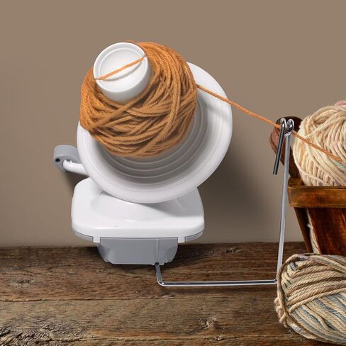Yarn Ball Winder, Yarn Swift and Ball Winder, Needlecraft Hand Operated Yarn Ball Winder, Large Capacity, Easy to Set Up and Use, Sturdy Handle with Tabletop Clamp, Knitting Supplies in Kuwait