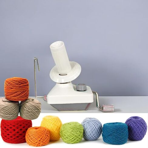 Yarn Ball Winder, Convenient Yarn Winder for Yarn,Yarn Swift and Ball Winder Combo with Easy Installation for Yarn Storage + 53 Pieces Stitch Knitting Needles + 1 Pieces Scissors(Grey) in Kuwait
