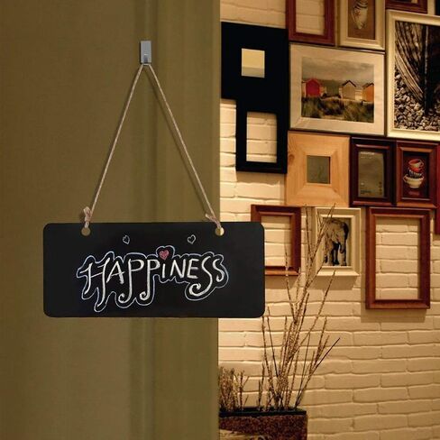 5 × 6 بوصات لافتات سبورة صغيرة، علامات سبورة خشبية عتيقة على سطح الطاولة مع قطعتين ممحاة سبورة و3 قطع لافتات تعليق سبورة، مجموعة من 10 مثالية لحفلات الزفاف، وأرقام الطاولات، ولوحات الرسائل، وديكور الحفلات in Kuwait