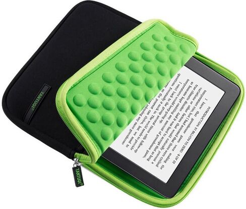 Small E-Reader Sleeve Case Bag Neoprene for 6.8"Kindle Paperwhite 11th Gen 2021, Paperwhite Signature Edition / 6" Kindle 11th Gen 2022 / 10th Gen 2019, 6-7 Inch ebook Reader Tablet Pouch (Black) in Saudi Arabia