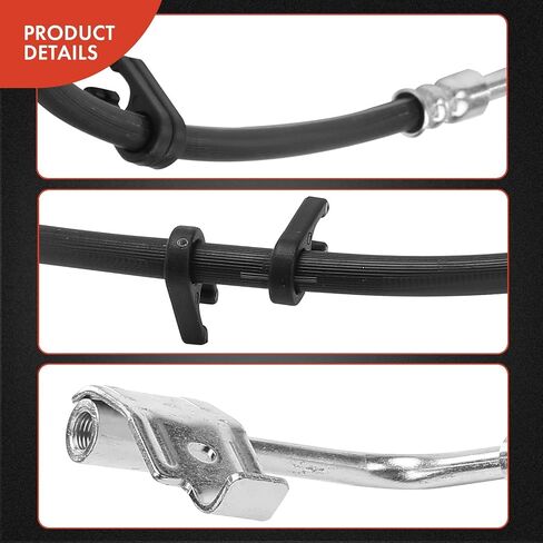 خرطوم هيدروليكي للفرامل الجانبية للراكب الأمامي A-Premium متوافق مع موديلات مختارة من Jeep - Wrangler 2011 2012 2013 2014 2015 2016 2017 2018 - استبدال # 68171944AF in Saudi Arabia