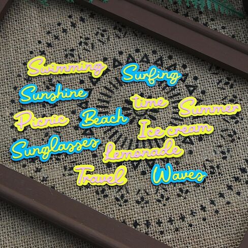 KSCRAFT Mixed Summer Shadow Words Metal Cutting Dies Stencils for DIY Scrapbooking Decorative Embossing DIY Paper Card in Saudi Arabia