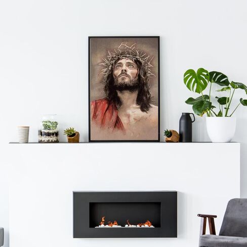 DIY 5D Jesus Diamond Art Painting Kits Jesus Paint with Diamonds Kit Full Drill Jesus Diamonds Art Kit for Adults,12×16 inches in Kuwait