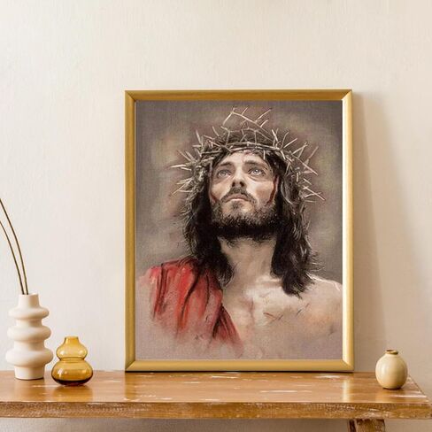 DIY 5D Jesus Diamond Art Painting Kits Jesus Paint with Diamonds Kit Full Drill Jesus Diamonds Art Kit for Adults,12×16 inches in Kuwait