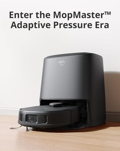 eufy X9 Pro CleanerBot with MopMaster™ Adaptive Pressure Cleaning, 2 Rotating Mops, Carpet Detection with 12 mm Auto-Lifting Mops, Auto-Clean Station, 5,500 Pa Suction (Renewed) in Saudi Arabia