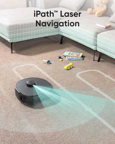 eufy X9 Pro CleanerBot with MopMaster™ Adaptive Pressure Cleaning, 2 Rotating Mops, Carpet Detection with 12 mm Auto-Lifting Mops, Auto-Clean Station, 5,500 Pa Suction (Renewed) in Saudi Arabia