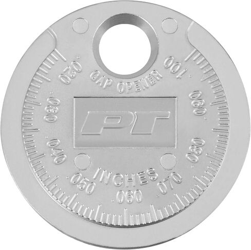 Performance Tool W80536 Spark Plug Gap Gauge - Decimal and Metric Sizes, Zinc Alloy Construction, Range .020 to .100 in. (.5 to 2.5 mm) in Saudi Arabia