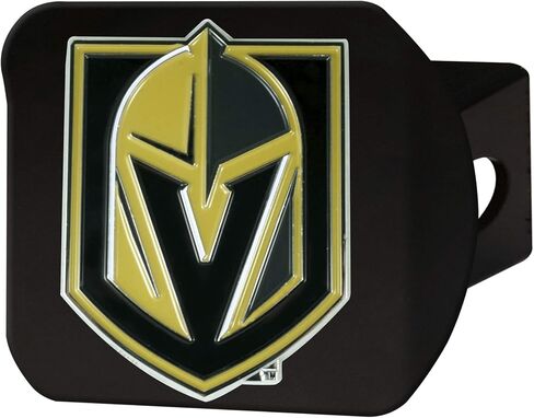 غطاء ربط معدني أسود من FANMATS 24555 Vegas Golden Knights - شعار ملون ثلاثي الأبعاد in Saudi Arabia
