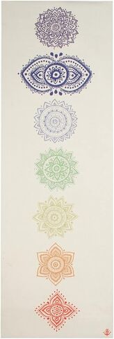 TPE Yoga Mat - Artist Designed, Premium eco friendly mats, Non Slip, Non toxic, Great For Regular & Hot Yoga, Pilates and Workouts (72 inch x 24 inch x 6mm thick) in Saudi Arabia