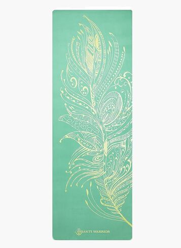 TPE Yoga Mat - Artist Designed, Premium eco friendly mats, Non Slip, Non toxic, Great For Regular & Hot Yoga, Pilates and Workouts (72 inch x 24 inch x 6mm thick) in Saudi Arabia