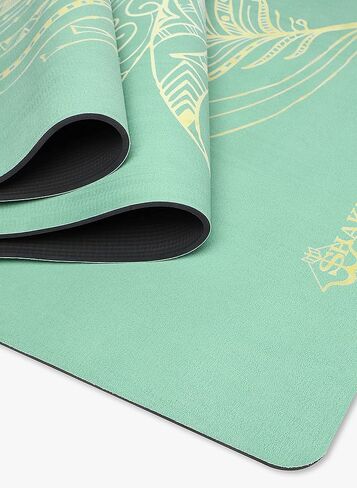 TPE Yoga Mat - Artist Designed, Premium eco friendly mats, Non Slip, Non toxic, Great For Regular & Hot Yoga, Pilates and Workouts (72 inch x 24 inch x 6mm thick) in Saudi Arabia