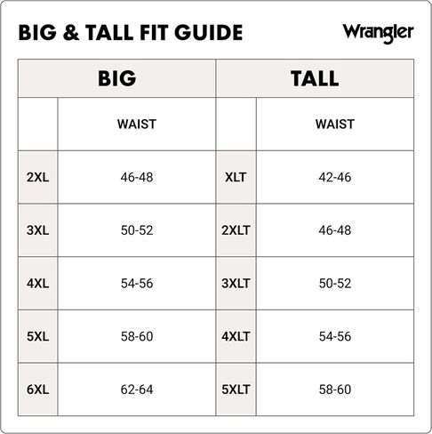 Wrangler Big and Tall Cargo Shots للرجال - شورت رياضي من الصوف Cargo Lounge للرجال in Saudi Arabia