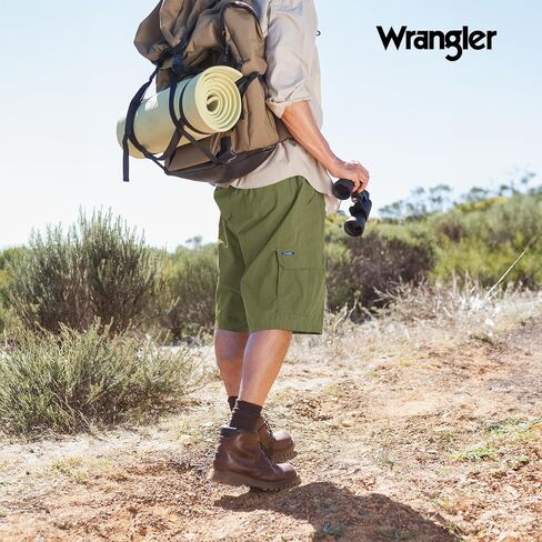 Wrangler Big and Tall Cargo Shots للرجال - شورت رياضي من الصوف Cargo Lounge للرجال in Saudi Arabia