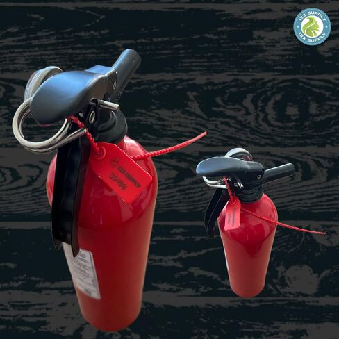 100 Plastic Tamper Seals Security Seal Numbered Breakaway Zip Ties for Fire Extinguishers Tags Fire Extinguisher Tamper Seal Red Safety Seals Labels Pull Tight Security Tags Security Ties in Saudi Arabia