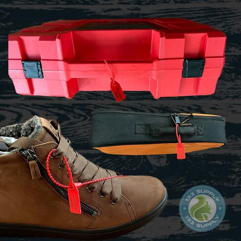 100 Plastic Tamper Seals Security Seal Numbered Breakaway Zip Ties for Fire Extinguishers Tags Fire Extinguisher Tamper Seal Red Safety Seals Labels Pull Tight Security Tags Security Ties in Saudi Arabia
