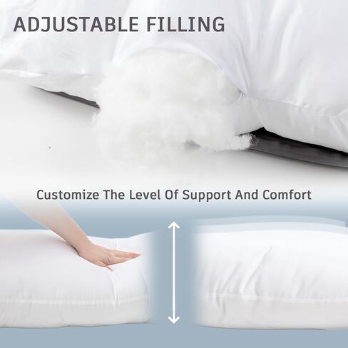 DOWNCOOL Pregnancy Pillow, U Shaped Body Pillow, Memory Foam Maternity Pillow, 55 Inch Grey Pillow with Removable Cover for Sleeping,Support for Back, HIPS, Legs, Belly in Saudi Arabia