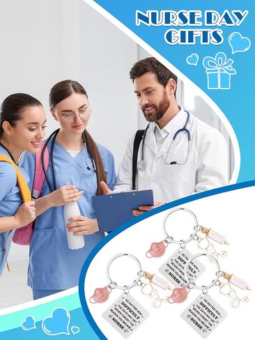 Sureio 72 قطعة هدايا ممرضة ممرضة المفاتيح ممرضة أسبوع الهدايا تقدير الموظف هدية لمساعد طبي طالب ممرضة in Kuwait