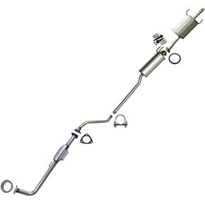 Northeastern Exhaust | EPA Approved - Catalytic, Resonator, Muffler Exhaust System Kit Compatible for Honda Civic 2001-2005 1.7L - Include Gaskets, Clamp, and Bolt Spring | For GX & EX/VTEC & VTEC-E in Saudi Arabia