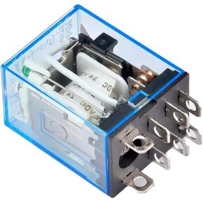 Ly2NJ التتابع الإلكتروني ، دبابيس DPDT 8 ، ملف 10A ، DC12V/24V AC110V/220V ، LED متوافق (DC 12V) in Kuwait