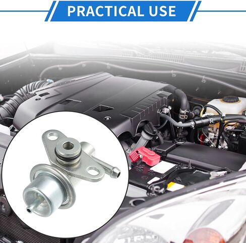 Fuel Injection Pressure Regulator Compatible for Mitsubishi Montero 1995-2002, Durable Metal Silver Tone in Saudi Arabia