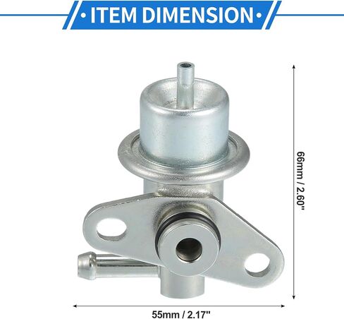 Fuel Injection Pressure Regulator Compatible for Mitsubishi Montero 1995-2002, Durable Metal Silver Tone in Saudi Arabia