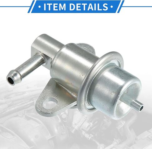 Fuel Injection Pressure Regulator Compatible for Mitsubishi Montero 1995-2002, Durable Metal Silver Tone in Saudi Arabia