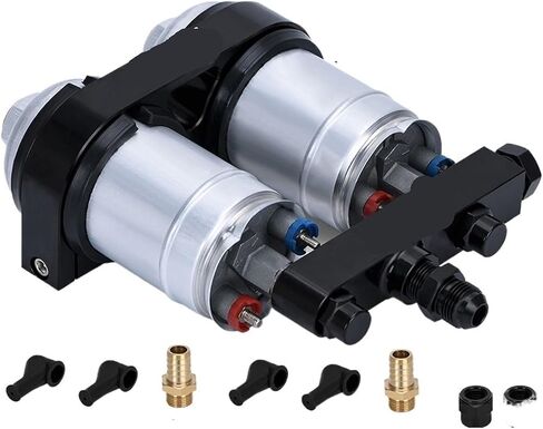 One Piece Double Hole Fuel Pump Bracket Compatible For PQY Logo + Two Pieces 044 Fuel Pump OEM:0580 254 044 300LPH in Saudi Arabia