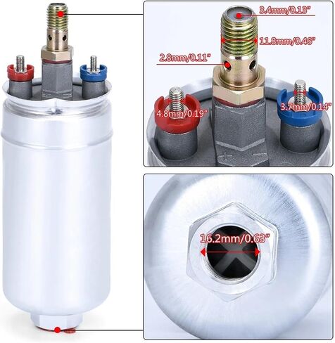 One Piece Double Hole Fuel Pump Bracket Compatible For PQY Logo + Two Pieces 044 Fuel Pump OEM:0580 254 044 300LPH in Saudi Arabia