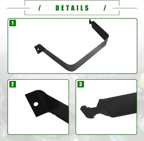 PartsFlow 578-183 Gas Fuel Tank Straps Compatible with Chevrolet Silverado 1500 2500 3500 GMC Sierra 1500 2500 3500 1999-2019 Replace 15206818, 15288145, 15710284 in Saudi Arabia