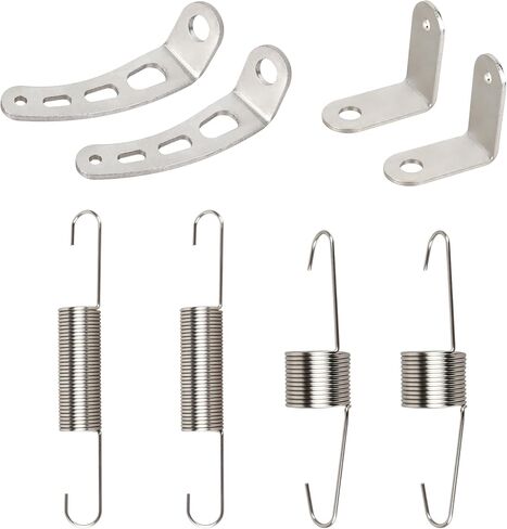 4708 Carburetor Return Spring and Bracket Kit ، متوافقة مع معظم رقاب المكربن ​​5-1/8 ، تشمل شريحة Spring Return Return ، 59206 عودة Throttle (2 عبوة) in Kuwait
