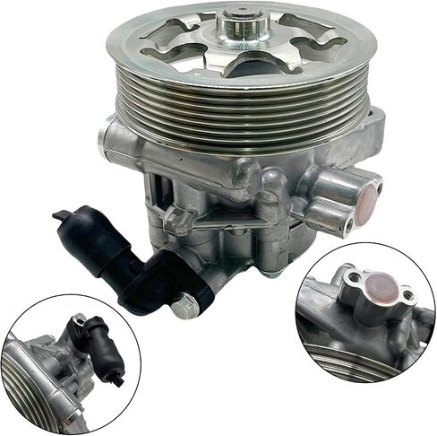 Power Steering Pump with Reservoir Tank & Suction & Return Hose Fit for 2008-2012 Honda Accord L4 2.4L Replace 56100R40A03 56100R40P05 53701TA0A01 in Saudi Arabia