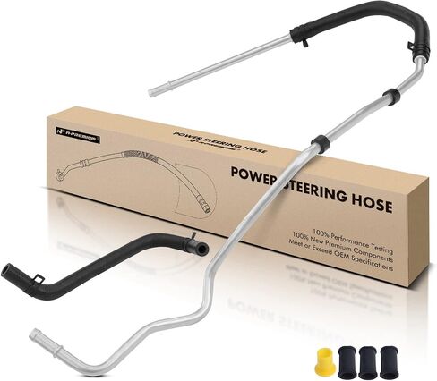 A-Premium Power Steering Line Line Assembly متوافق مع Hyundai Elantra 2001-2006 L4 2.0L Cooler to Reservoir 2-PC Set in Saudi Arabia