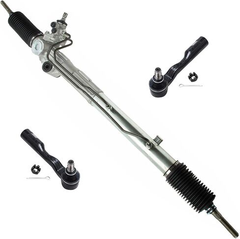 Detroit Axle - Rack and Pinion Kit لـ 00-02 Toyota Sequoia Tundra ، 1 رف التوجيه المتأرجح وتجميع قضبان الربط الخارجي 2000 2001 بديل in Saudi Arabia
