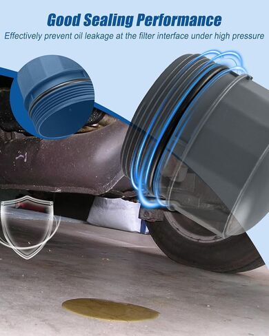 Engine Oil Filter and Housing Cap Cover Fit for Land Rover Defender 90 110 LR4 Range Rover Sport Velar 2010-2024 Replace MO383 LR010892 LR019477 LR011279 in Saudi Arabia