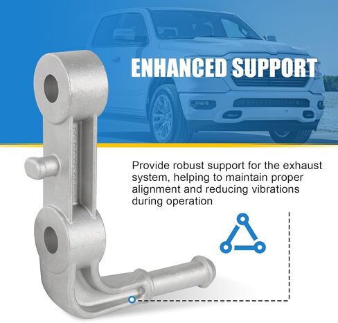 Rear Left Exhaust Bracket Muffler Support Assembly Compatible with Dodge Ram 1500 5.7L 6.2L 2019-2024 Exhaust Bracket Driver Side Replace 68275662AB in Saudi Arabia